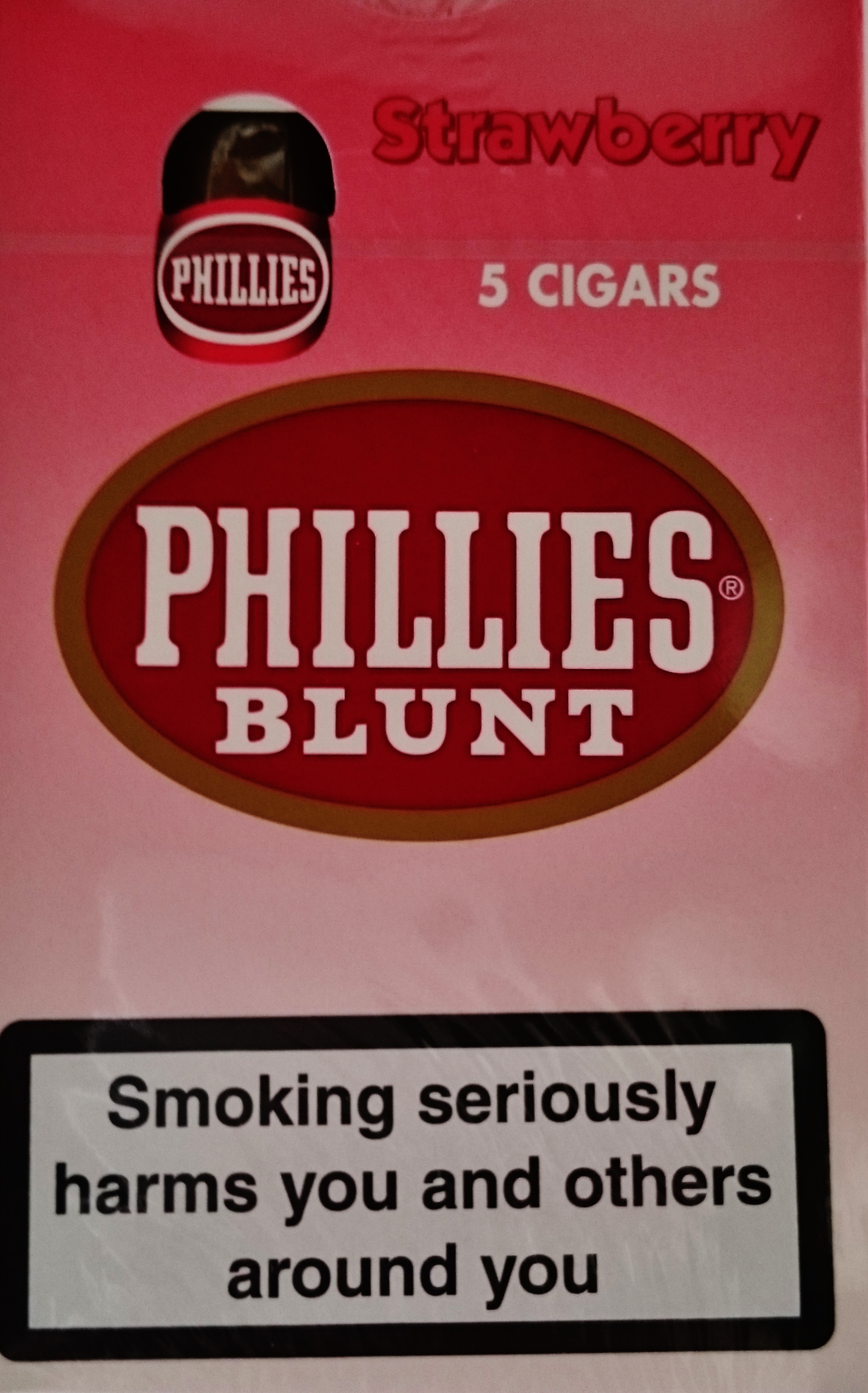 Phillies Blunt Strawberry Cigars (10 Packs of 5) - Natural